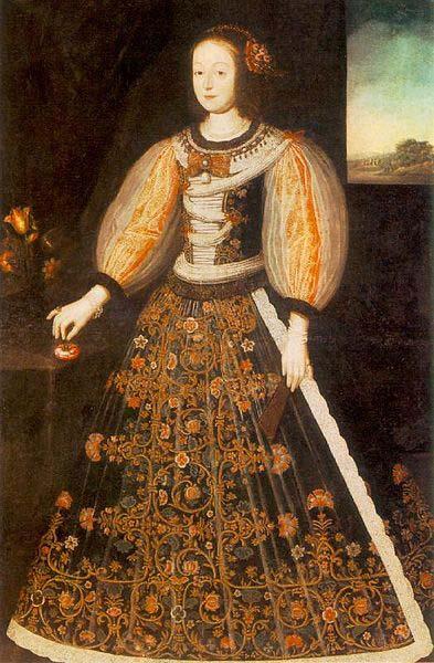 unknow artist Portrait of Princess Anna Julianna Eszterhazy, oil painting image